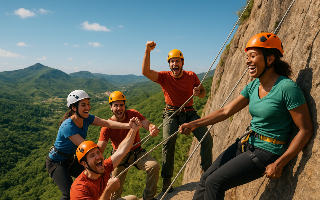 Como o Rapel Pode Fortalecer Equipes: Benefícios do Team Building em Aventura