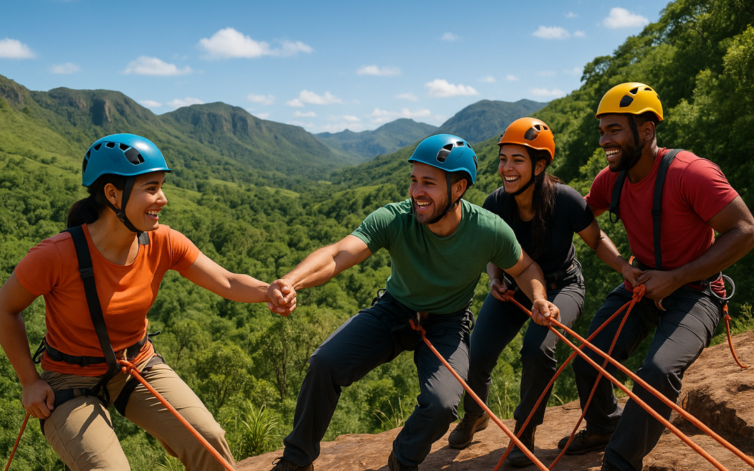 Como o Rappel Potencializa o Team Building em Empresas e Grupos