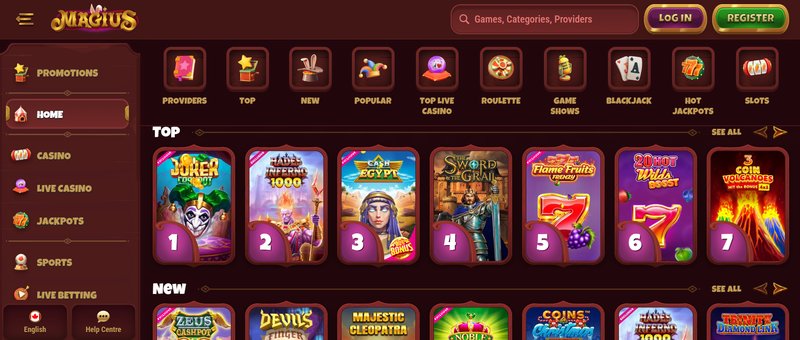 Découvrez le Magius Casino en Ligne, Leader des Jeux à France